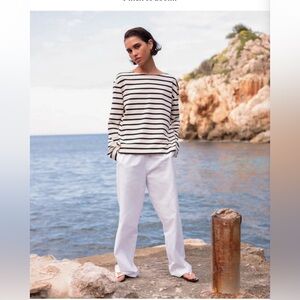 Jenni kayne Paloma white trousers